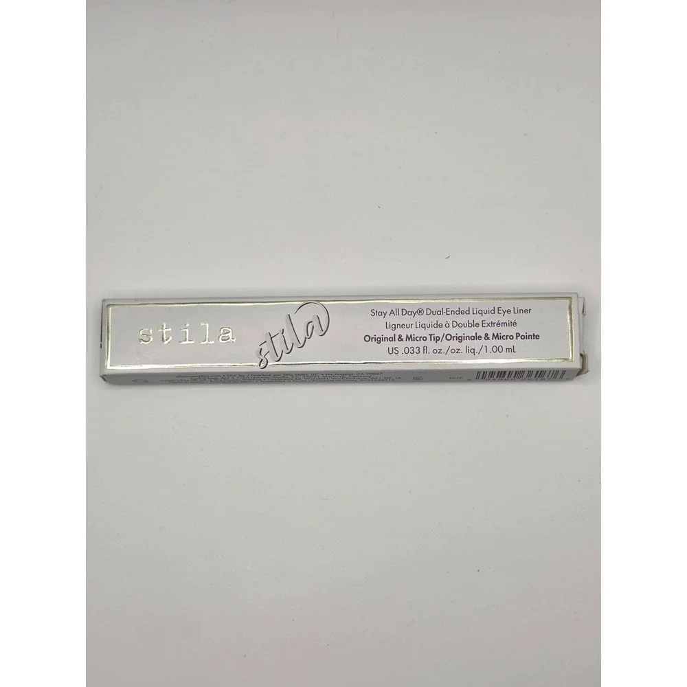 Stila Stay All Day Dual Ended Liquid Eyeliner - Intense Black / Snow